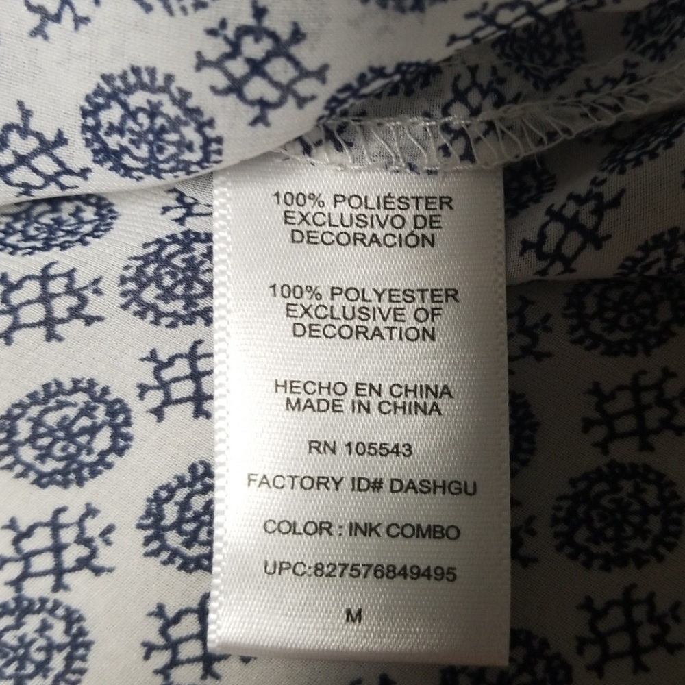 Sheer patterned blouse - Picture 4 of 7